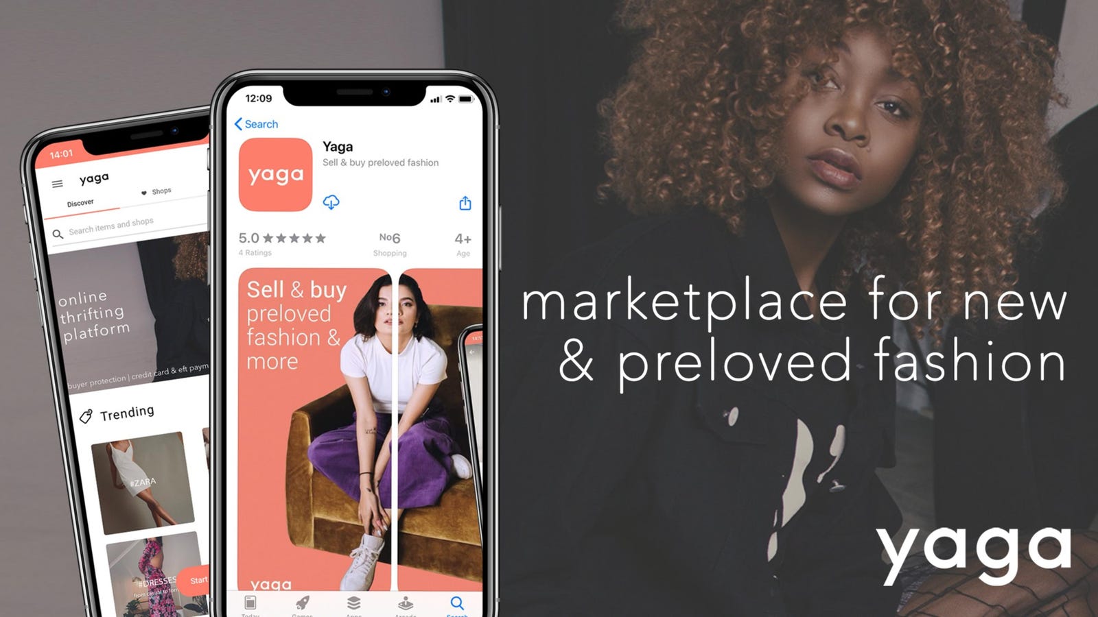Cover slide of the Yaga pitch deck — Seed 2024