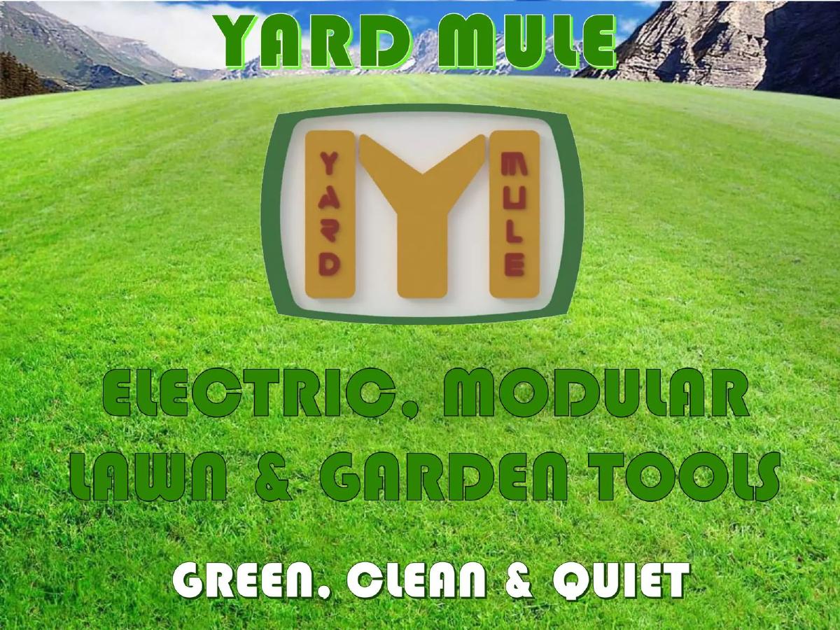 Cover slide of the Yard Mule Pitch Deck Teardown pitch deck