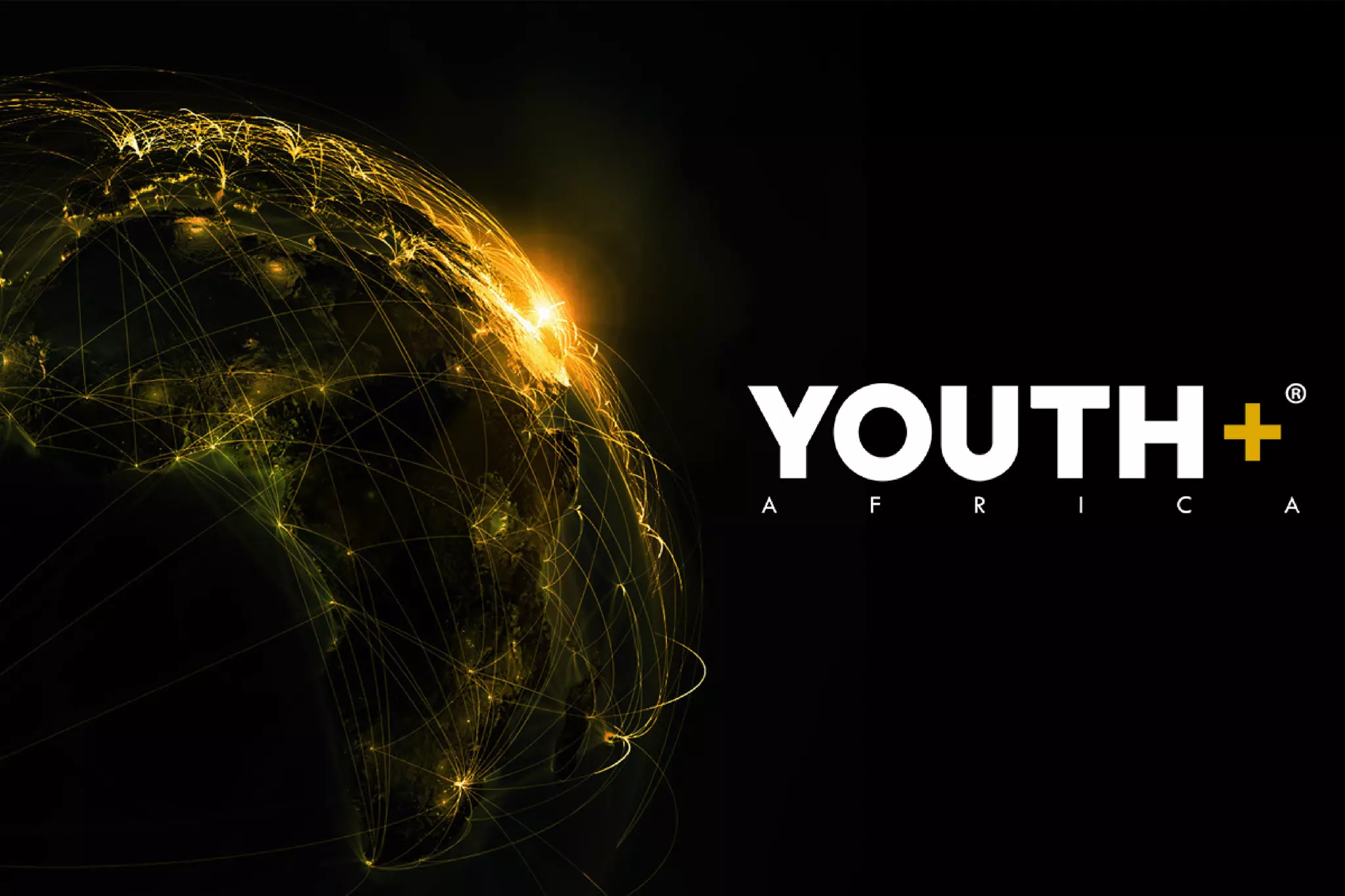 Cover slide of the Youth+ Africa Pitch Deck Teardown pitch deck